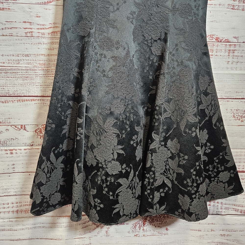 Vintage Gunne Sax 80s flare rosette dress - Picture 4 of 13
